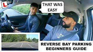 How To Reverse Bay Park | 2022 UK Driving Test Manoeuvres (Lesson 8 - Raajan's Driving Journey)