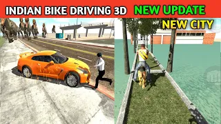 NEW CITY UPDATE 100 DINOSAUR | Funny Gameplay Indian Bikes Driving 3d 🤣🤣