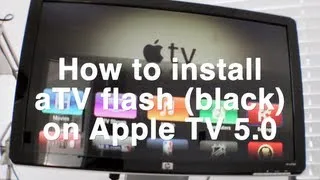 aTV Flash (black) on Apple TV 5.0 (iOS 5.1)