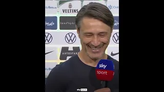 Niko Kovac gets angry after Max Kruse question.