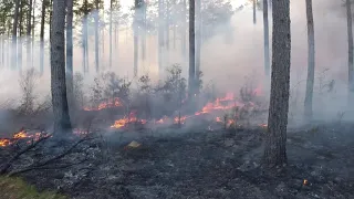 100 acre control burn & epic drone footage