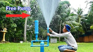 I make water pumps for free From Air Pump