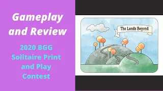 The Lands Beyond Gameplay and Review - BGG Solo PnP Game Design Contest 2020