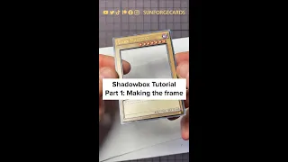 #Shadowbox #Tutorial Part 1: Making the Frame #Shorts