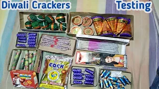 Diwali Firecracker Testing Part 2 | New Crackers 2019 | Different types of Crackers