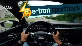 Audi e-tron Sportback 55 quattro POV Drive