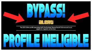 GTA 5 BYPASS INELIGIBLE ACCOUNT TO NEXT GEN HOW TO MIGRATE ANY MODDED ACCOUNT (FIX)