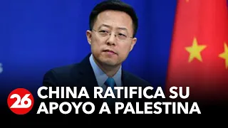 China ratifica su apoyo a Palestina