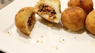 Cuban Stuffed Potato Balls like Porto's Cafe | Rookie With A Cookie