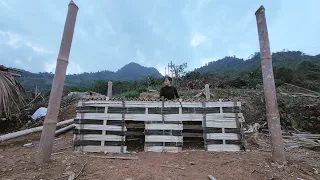 Dig the ground,how to make a simple chicken and duck coop-build a farm,a new life|Trieu Thi Hoa.Ep15