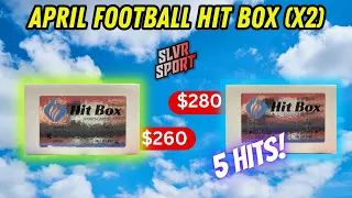 Hit Box All-Star and Hall of Fame Football Subscription Box Rip - April 2023