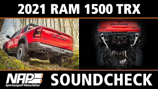 NAP active valve exhaust ▶ Dodge RAM 1500 TRX (2021) - Soundcheck