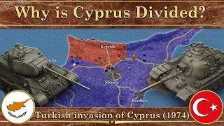 Turkish invasion of Cyprus ⚔️ (1974). Why is Cyprus Divided?