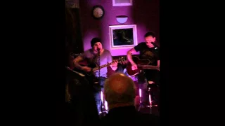 Matt Black acoustic singing Highway to Hell - Wombwell Feb 2015