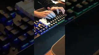 Super overlubed blue switches with O rings TYPING