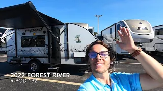 2022 Forest River R-Pod 192 Short Lightweight Camper with Murphy Bed!