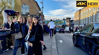 Spring 2023 in London's Alternative Neighbourhood - Camden | 4K HDR Walking Tour