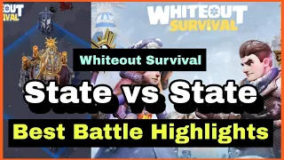 State vs State Best battle highlights - Whiteout Survival | State 115 vs 83 | SvS | Sunfire Castle