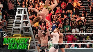 Riddle connects with Floating Bro off a ladder: WWE Money in the Bank 2022 (WWE Network Exclusive)
