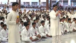 Gratitude Program by the outgoing students of Sri Sathya Sai Higher Secondary School - 18 Feb 2016