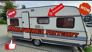 Malowanie przyczepy kempingowej #1 #vlogniecodzienny