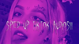 sped up tiktok audios ♡ pt.143