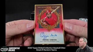 2022 Topps Gilded Collection Baseball 3 Box Break #1