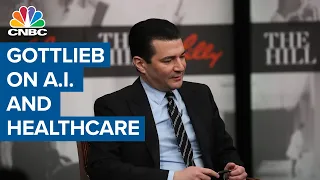 Using A.I. to improve delivery of healthcare 'will be real tipping point', says Dr. Scott Gottlieb