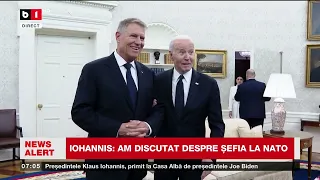 IOHANNIS, VIZITĂ CRUCIALĂ ÎN SUA, DISCUȚII CU BIDEN DESPRE ȘEFIA NATO_Știri B1TV_8 mai 2024