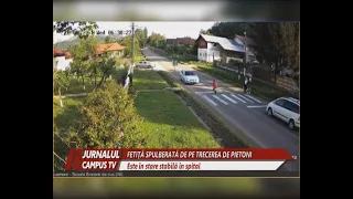 FETITA SPULBERATA PE TRECEREA DE PIETONI