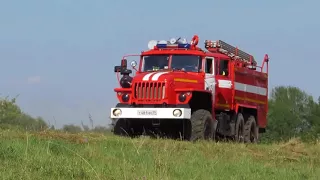УРАЛ 4320 пожарная автоцистерна .  URAL 4320 fire truck