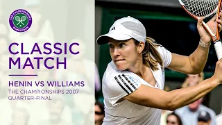 Serena Williams vs Justine Henin | Wimbledon 2007 Quarter-final | Full Match