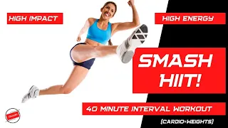 SMASH HiiT! 💣 Alternate cardio and weights for total body conditioning!