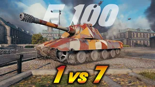 E 100 - 10,8K Damage - 10 Kills - 1 vs 7 - World of Tanks