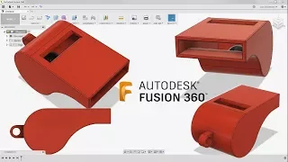 Fusion 360 Absolute Beginner - How To Model a Whistle - Last Nights Facebook Livestream