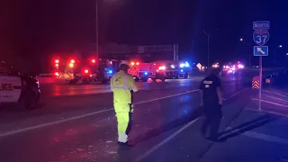 Man killed after being struck by vehicle on I-37