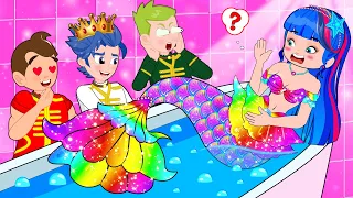 Little Mermaids Falling in Love 🧚‍♀️ The Secret Life of Princesses | Hilarious Cartoon Animation