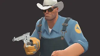 Big Iron on Engie's hip