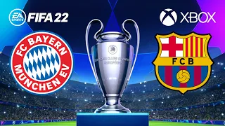 FIFA 22 - Bayern Munich vs. Barcelona - UEFA Champions League 22/23 Group Stage Full Match | HD