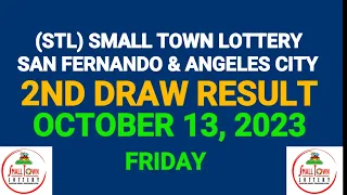 2nd Draw October 13, 2023 (Friday) Result | Pampanga Draw and Angeles City Draw