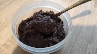 Шоколадно-ореховая паста без сахара, из грецкого ореха, вкусней нутеллы