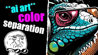 How to separate colors of ai graphic for t-shirt in Photoshop