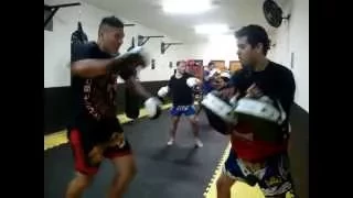 Equipe  Bokator Piracicaba - Treino de Muay Thai