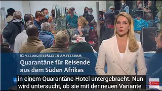 61 Verdachtsfälle in Amsterdam: Quarantäne für Reisende aus südlichem Afrika