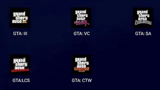 Grand Theft Auto 3 - Vice City - San Andreas - Liberty City Stories - Chinatown Wars (Android Games)