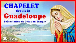 CHAPELET 🙏 Vendredi 2 Février - PRÉSENTATION DE JÉSUS AU TEMPLE #guadeloupe