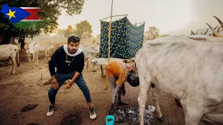 La tribu Mundari - se ducha con orina de vaca 😱 | Sudán del Sur