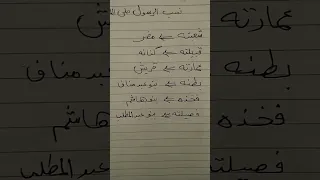 قبيله الرسول وفصيلته التى تؤويه