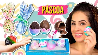 PÁSCOA #2: FAÇA OVOS INCRÍVEIS GASTANDO QUASE NADA! Paula Stephânia