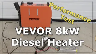 Vevor 8kW (27,300 BTU) diesel fired air heater - Part 2: Testing - Ideal heat for a work shop